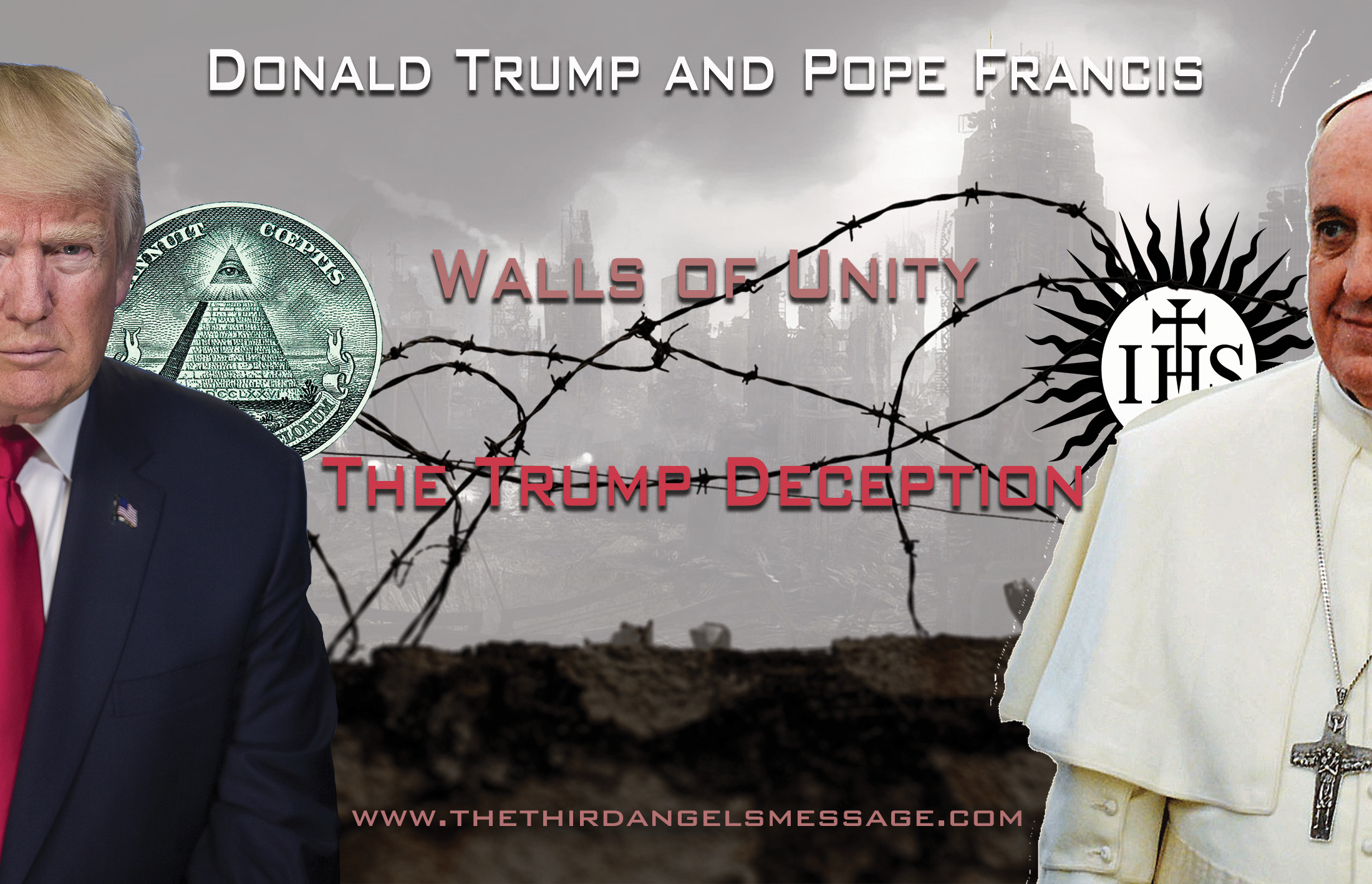 trump pope video walls of unity trump deception