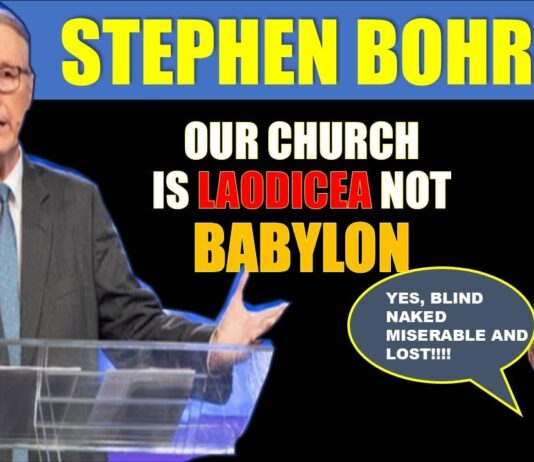 New Video – LAODICEA Church EXPOSED – Stephen Bohr and Conrad Vine!